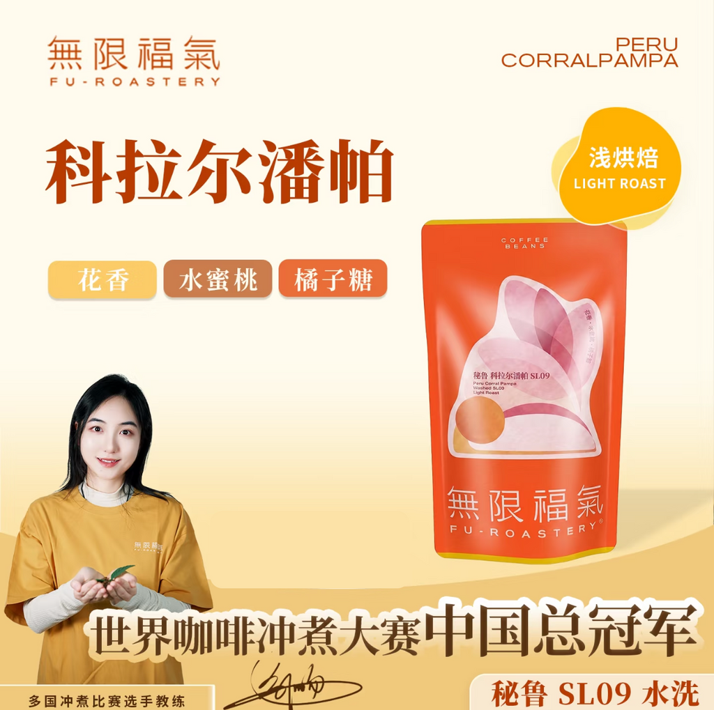 限量 10 包｜中國沖煮冠軍 無限福氣 秘魯庫斯科產區科拉爾潘帕 水洗 SL09